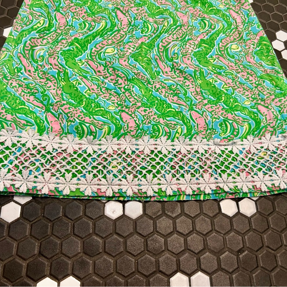 Lilly Pulitzer Ladies Chomp Chomp Skirt Size 0 Spring Summer - Picture 2 of 5